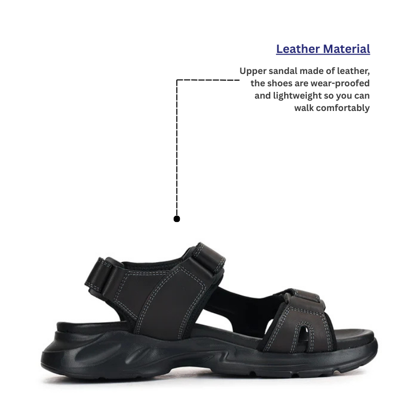 DR.KONG MEN'S TOTAL CONTACT SANDALS DK-S9000294-BLK