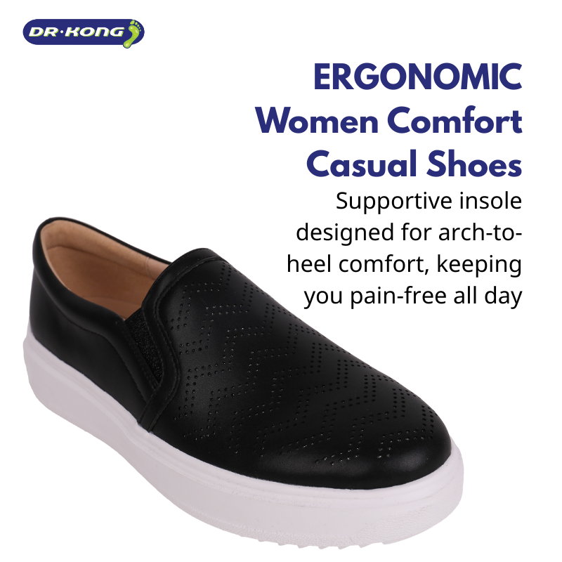 DR.KONG WOMEN COMFORT CASUAL SHOES DK-W5001501-BLK
