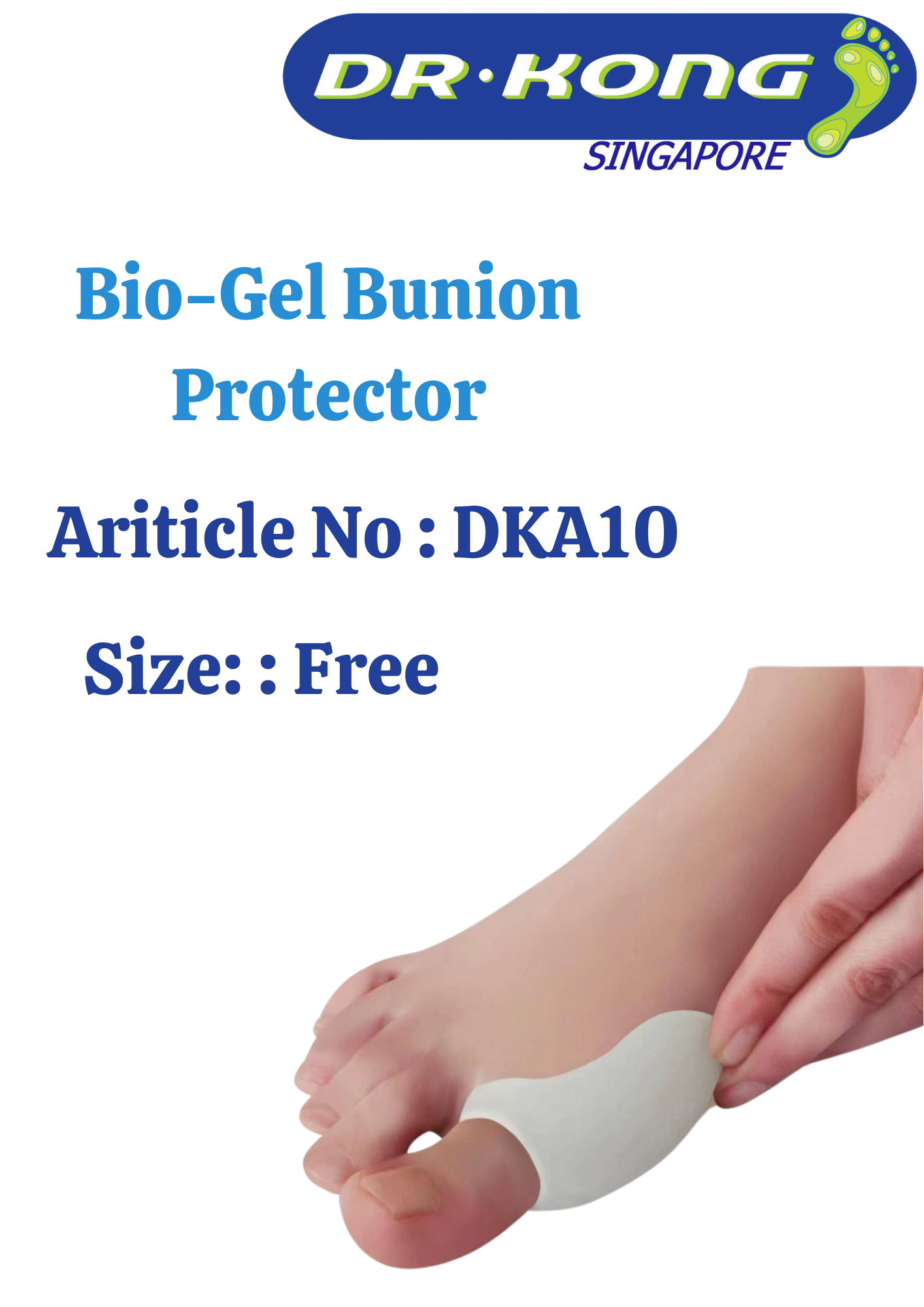 DR.KONG BIO-GEL BUNION PROTECTOR ACCESSORIES DK-DKA10-F