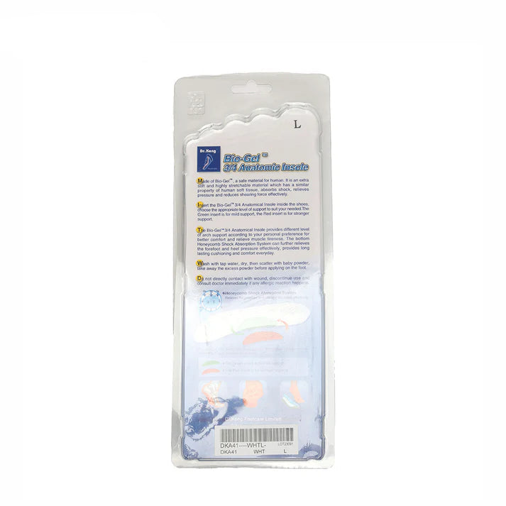 DR.KONG BIO-GEL 3/4 ANATOMIC INSOLES DK-DKA41 - FOOT CARE ACCESSORIES