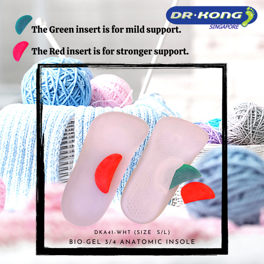 DR.KONG BIO-GEL 3/4 ANATOMIC INSOLES DK-DKA41 - FOOT CARE ACCESSORIES(RP : $33.90)