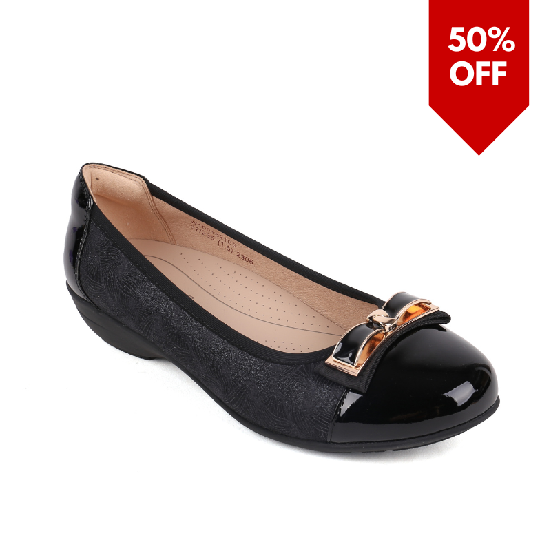 DR.KONG WOMEN COMFORT FLAT SHOES DK-W1001821E3-BLK
