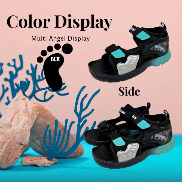 DR.KONG KIDS TOTAL CONTACT SANDALS DK-S1000855-BLK(RP : $99)