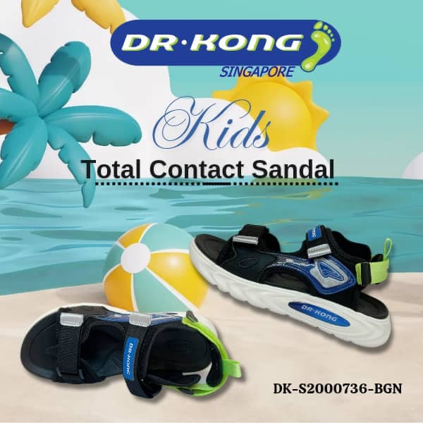 DR.KONG KIDS  TOTAL CONTACT SANDALS DK-S2000736-BGN(RP : $119)