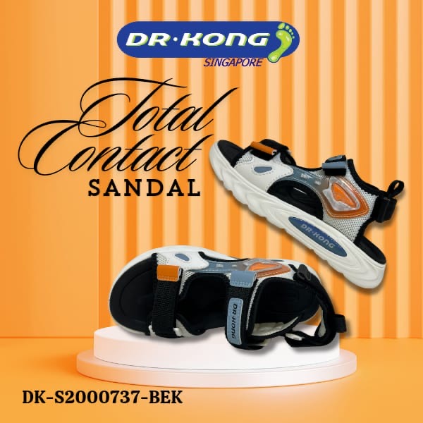 DR.KONG KIDS  TOTAL CONTACT SANDALS DK-S2000737-BEK(RP : $129)