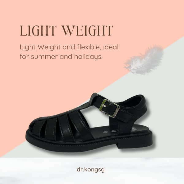 DR.KONG KIDS  TOTAL CONTACT SANDALS DK-S2000853-BLK(RP : $129)