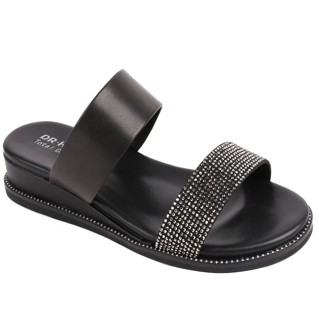 DR.KONG WOMEN TOTAL CONTACT SANDALS DK-S3001745-BLK(RP : $159)