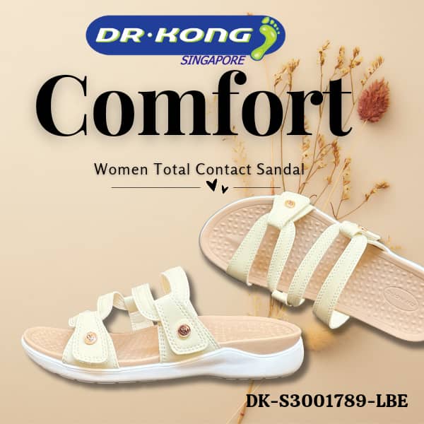 DR.KONG WOMEN TOTAL CONTACT SANDALS DK-S3001789-LBE(RP : $139)