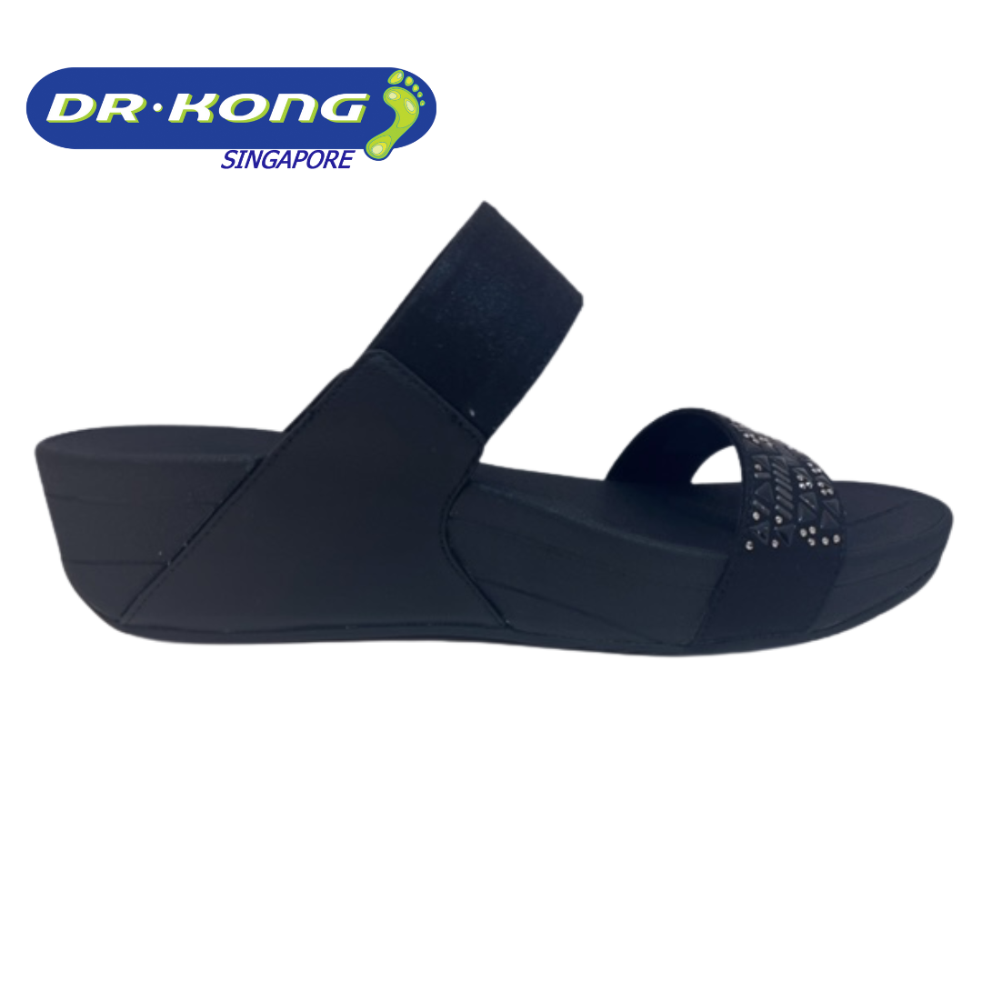 DR.KONG WOMEN TOTAL CONTACT SANDALS DK-S3001844-BLK(RP : $149)