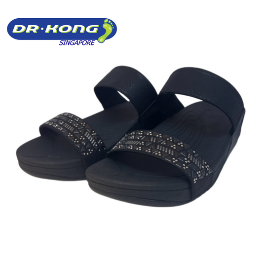 DR.KONG WOMEN TOTAL CONTACT SANDALS DK-S3001844-BLK(RP : $149)