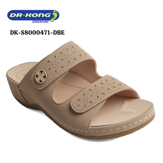 DR.KONG WOMEN REMOVABLE INSOLE DK SANDAL DK-S8000471-LBE (RP : $159)