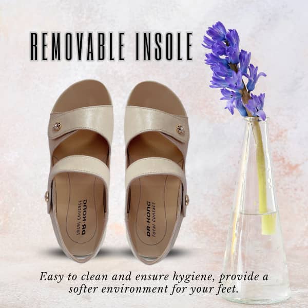 DR.KONG WOMEN REMOVABLE INSOLE SANDALS DK-S8000415E3-LBE(RP : $189)