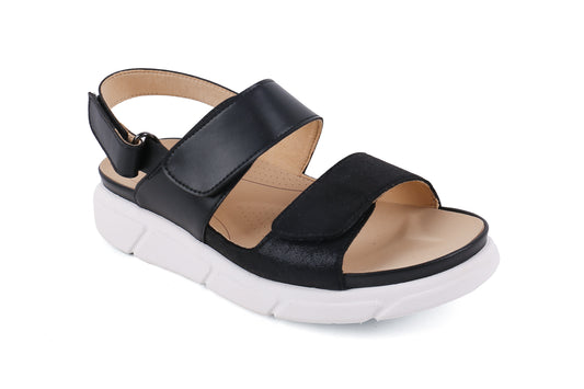 DR.KONG WOMEN REMOVABLE INSOLE SANDALS DK-S8000437E3-BLK(RP : $179)