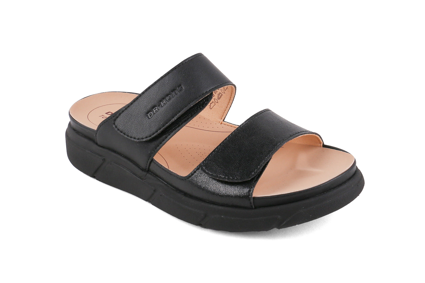 DR.KONG WOMEN REMOVABLE INSOLE SANDALS DK-S8000450-BLK(RP : $159)