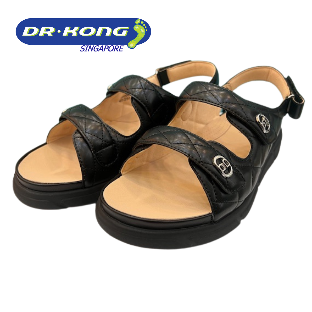 DR.KONG WOMEN REMOVABLE INSOLE DK SANDAL DK-S8000473-BLK(RP : $159)