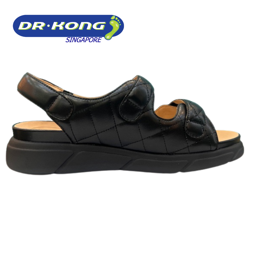 DR.KONG WOMEN REMOVABLE INSOLE DK SANDAL DK-S8000473-BLK(RP : $159)