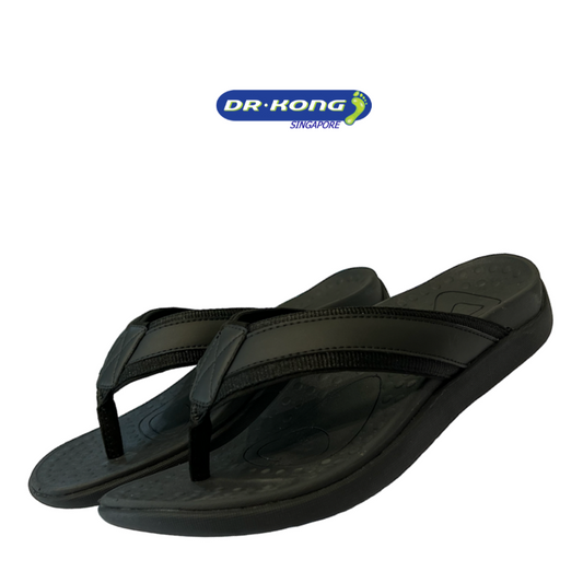 DR.KONG MEN'S TOTAL CONTACT SANDALS DK-S9000288-BLK(RP : $159)