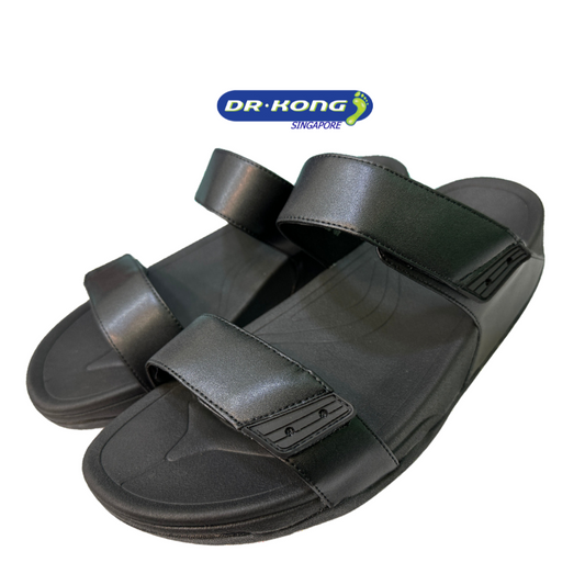 DR.KONG MEN'S TOTAL CONTACT SANDALS DK-S9000291-BLK(RP : $149)