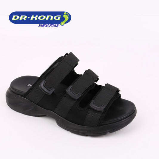 DR.KONG MEN'S TOTAL CONTACT SANDALS DK-S9000302-BLK