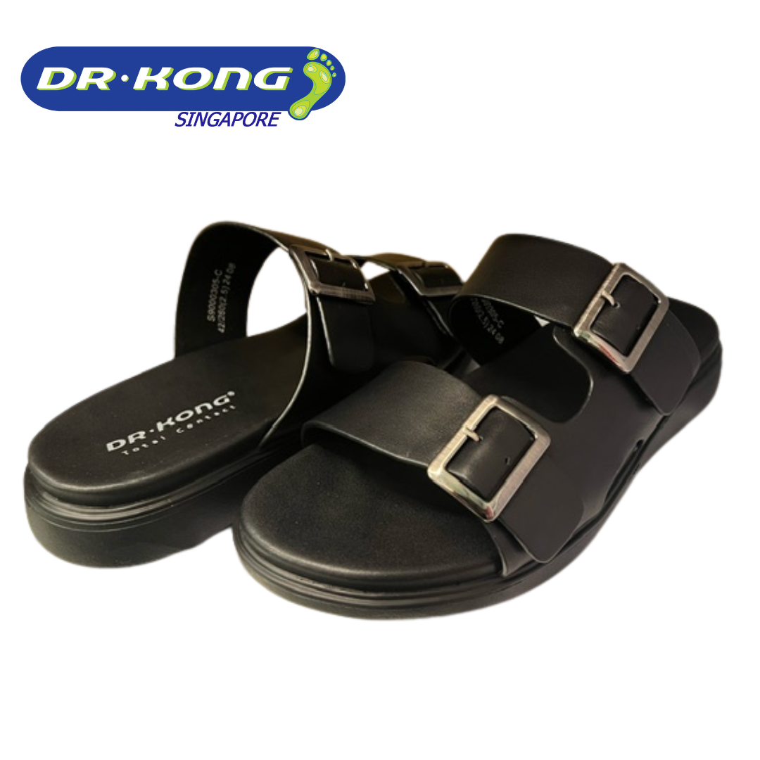 DR.KONG MEN'S TOTAL CONTACT SANDALS DK-S9000305-BLK(RP : $169)