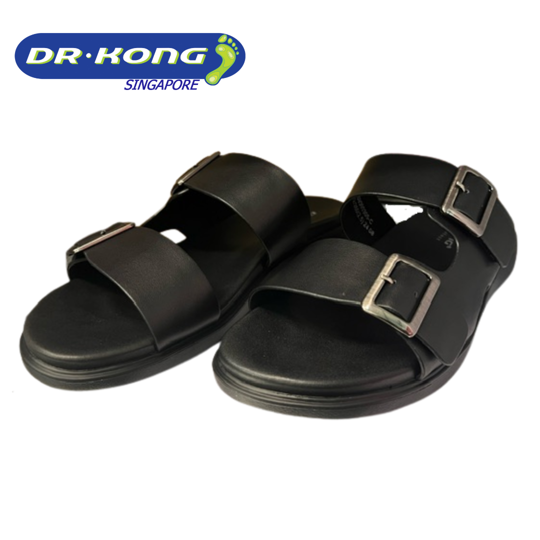 DR.KONG MEN'S TOTAL CONTACT SANDALS DK-S9000305-BLK(RP : $169)