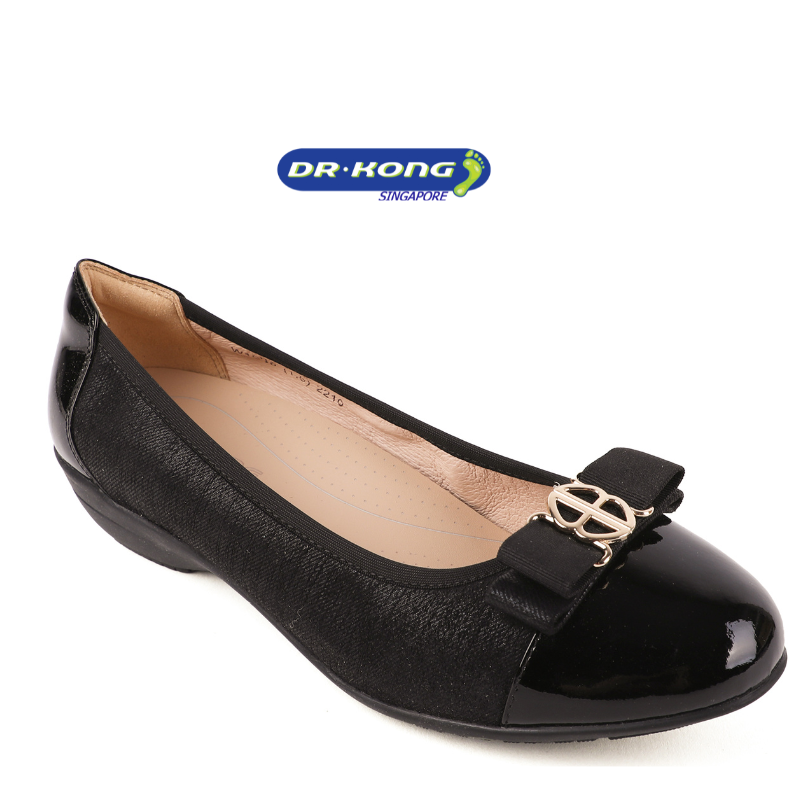 DR.KONG WOMEN COMFORT FLAT SHOES DK-W1001808E3-BLK(RP : $199)