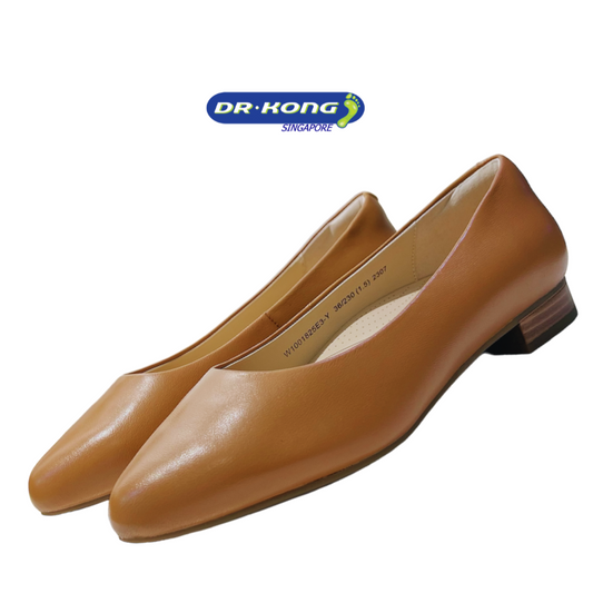 DR.KONG WOMEN COMFORT FLAT SHOES DK-W1001825E3-BRN(RP : $179)