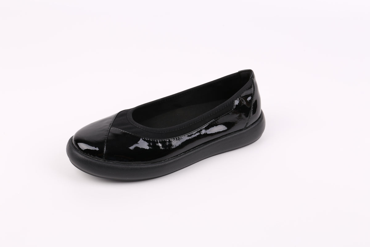 WOMEN COMFORT FLAT SHOES DK-W1001850E4-BLK
