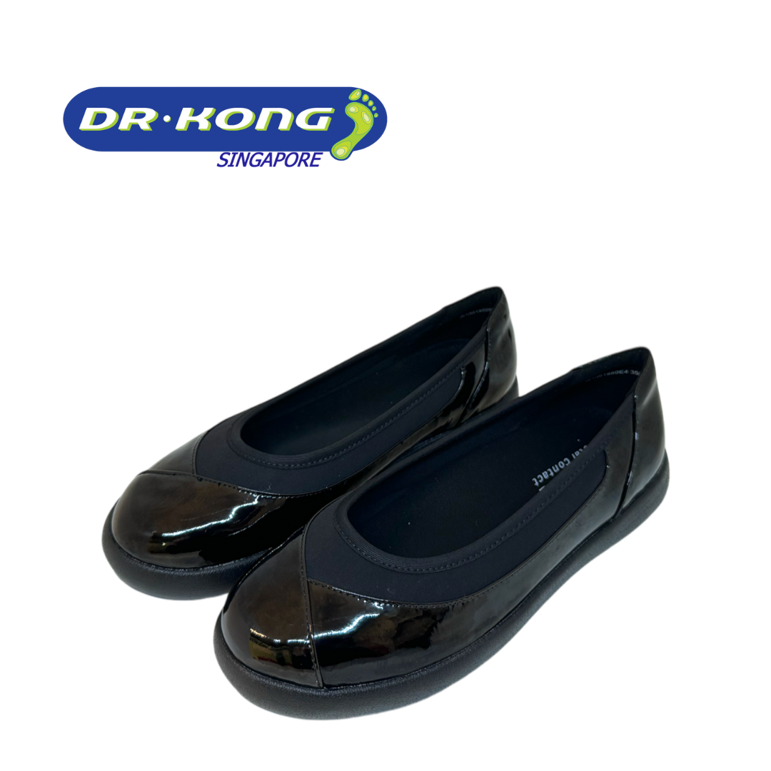 DR.KONG WOMEN COMFORT FLAT SHOES DK-W1001850E4-BLK(RP : $179)