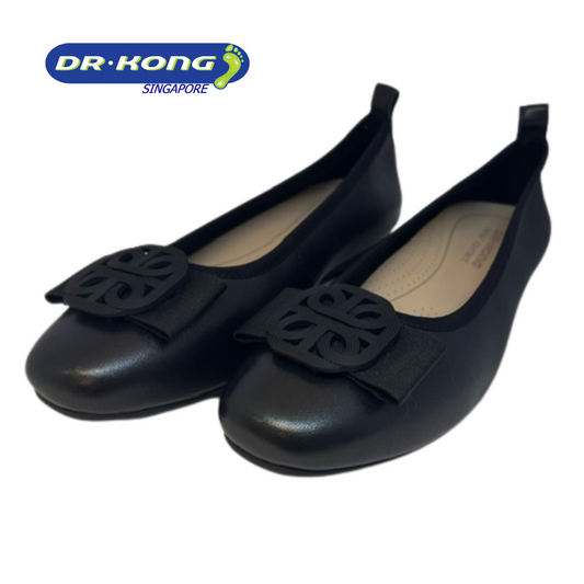 DR.KONG WOMEN COMFORT FLAT SHOES DK-W1001864-BLK(RP : $189)