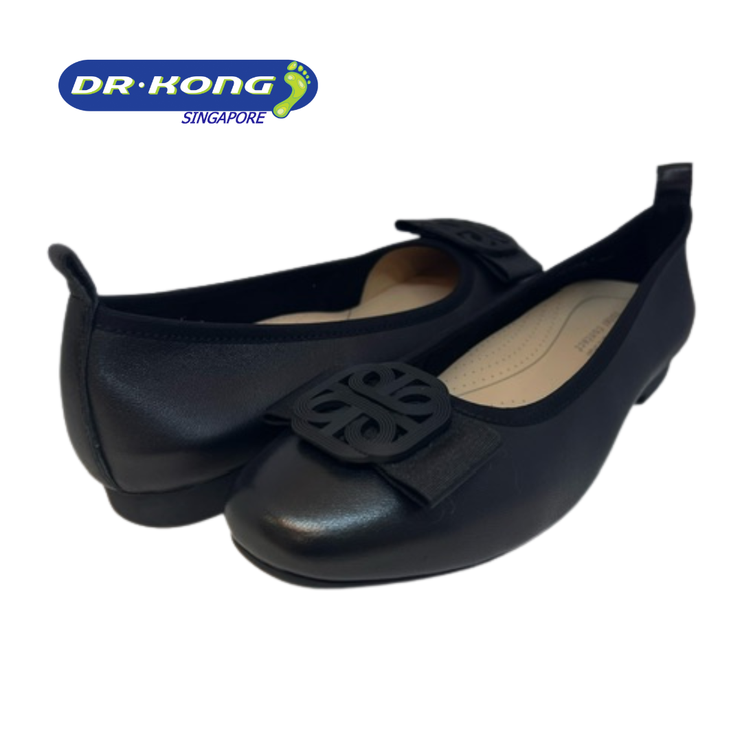 DR.KONG WOMEN COMFORT FLAT SHOES DK-W1001864-BLK(RP : $189)