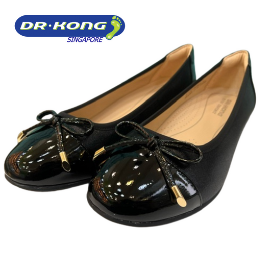 DR.KONG WOMEN COMFORT FLAT SHOES DK-W1001869E4-BLK(RP : $179)