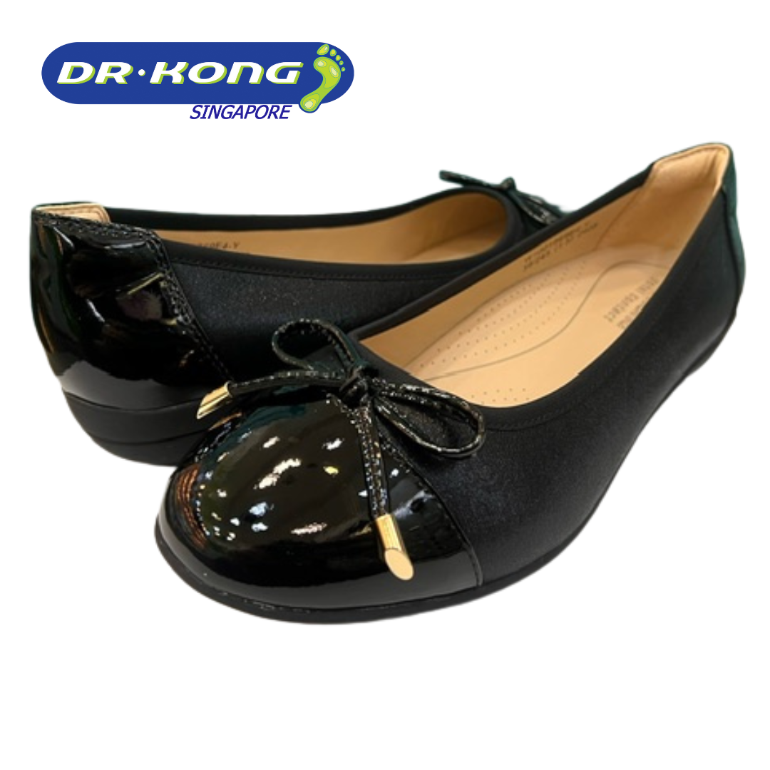 DR.KONG WOMEN COMFORT FLAT SHOES DK-W1001869E4-BLK(RP : $179)