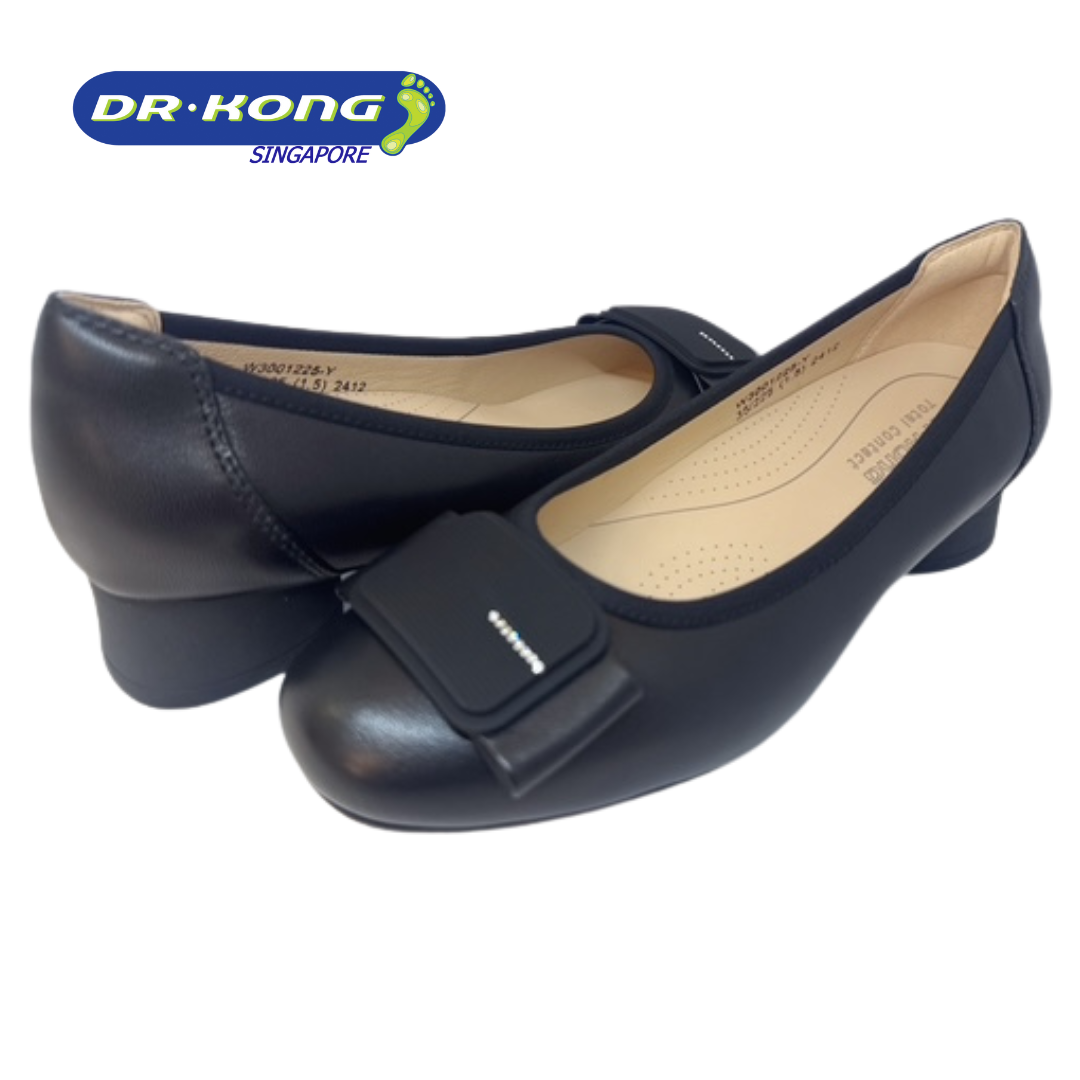 DR.KONG WOMEN COMFORT HEEL SHOES DK-W3001225-BLK