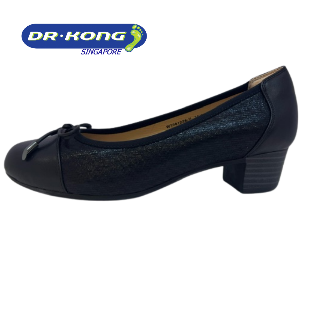 DR.KONG WOMEN COMFORT HEEL SHOES DK-W3001226-BLK(RP : $169)