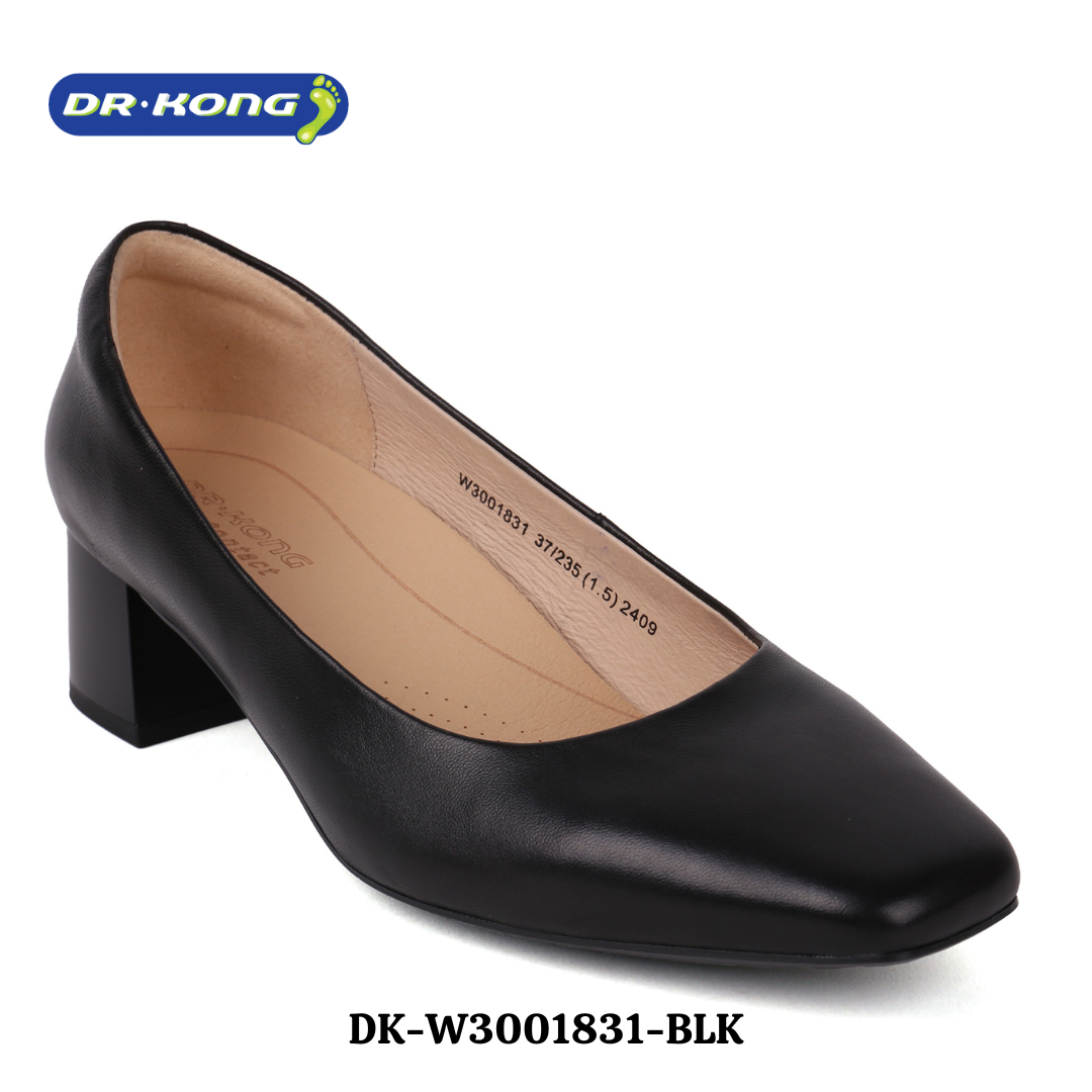DR.KONG WOMEN COMFORT HEEL SHOES DK-W3001831-BLK