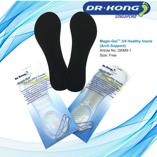 DR.KONG MAGIC-GEL 3/4 HEALTHY INSOLES DK-DKM9-1-F - FOOT CARE ACCESSORIES(RP : $19.90)