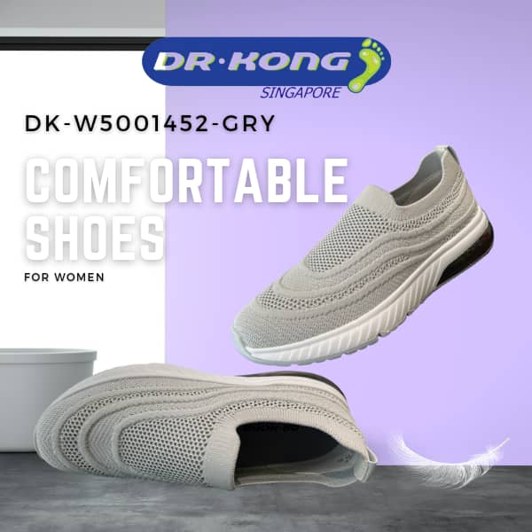 Dr.kong Women Comfort Casual Shoes Dk-w5001452-gry(rp : $179) – Dr Kong 